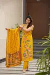 Mahi By Nsf Crepe With Print Top With Bottom Dupatta Exporters In India